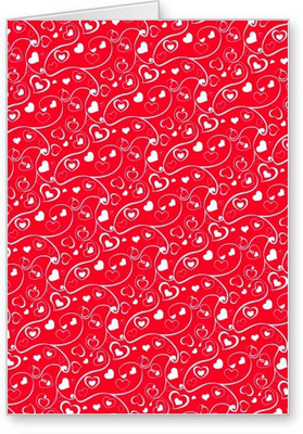 

Lolprint Pattern Greeting Card(Multicolor, Pack of 1)