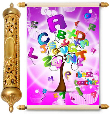 

Lolprint Gold Teachers Day Gift Scroll Greeting Card(Multicolor, Pack of 1)