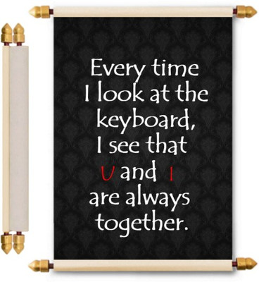 

Lolprint Love Scroll Greeting Card(Multicolor, Pack of 1)