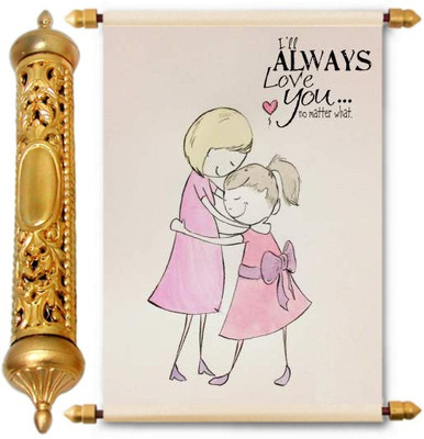 

Lolprint Gold Mothers Day Gift Scroll Greeting Card(Multicolor, Pack of 1)