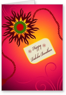

Lolprint Happy Raksha Bandhan Greeting Card(Multicolor, Pack of 1)