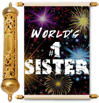 

Lolprint Gold Rakhi Gift Scroll Greeting Card(Multicolor, Pack of 1)