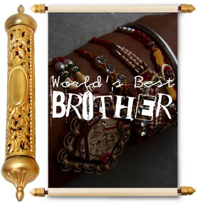 

Lolprint Gold Rakhi Gift Scroll Greeting Card(Multicolor, Pack of 1)