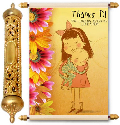 

Lolprint Gold Rakhi Gift Scroll Greeting Card(Multicolor, Pack of 1)