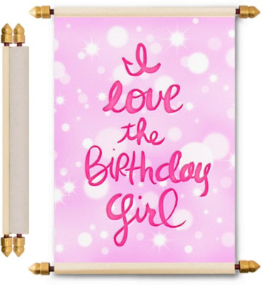 

Lolprint Birthday Scroll Greeting Card(Multicolor, Pack of 1)