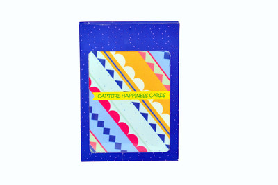 

Pamper Hamper Capture happiness Greeting Card(Blue, Pack of 1)