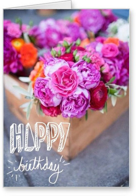 

Lolprint Happy Birthday Greeting Card(Multicolor, Pack of 1)