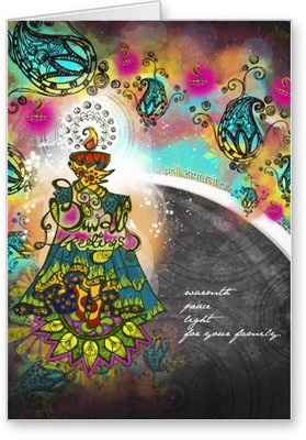 

Lolprint Diwali Greeting Card(Multicolor, Pack of 1)