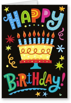 

Lolprint Happy Birthday Greeting Card(Multicolor, Pack of 1)