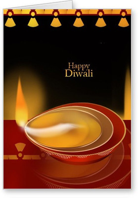 

Lolprint Diwali Greeting Card(Multicolor, Pack of 1)