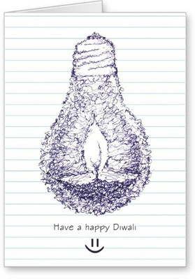 

Lolprint Diwali Greeting Card(Multicolor, Pack of 1)