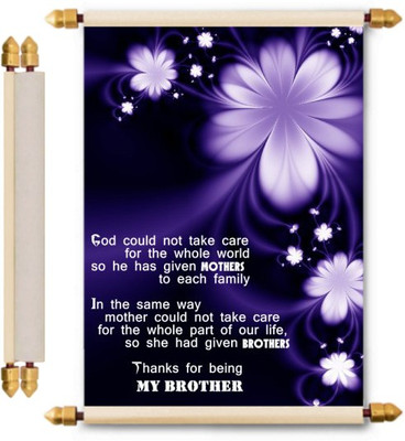 

Lolprint Rakhi Gifts Scroll Greeting Card(Multicolor, Pack of 1)