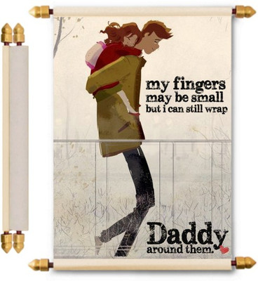 

Lolprint Fathers Day Scroll Greeting Card(Multicolor, Pack of 1)