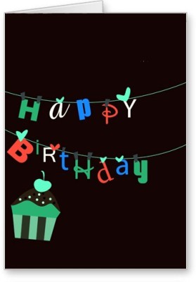 

Lolprint Happy Birthday Greeting Card(Multicolor, Pack of 1)