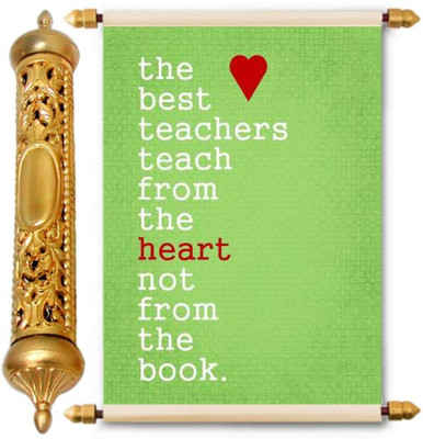 

Lolprint Gold Teachers Day Gift Scroll Greeting Card(Multicolor, Pack of 1)