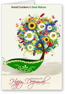 

Lolprint Diwali Greeting Card(Multicolor, Pack of 1)