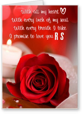 

Lolprint I Love You R S Greeting Card(Multicolor, Pack of 1)