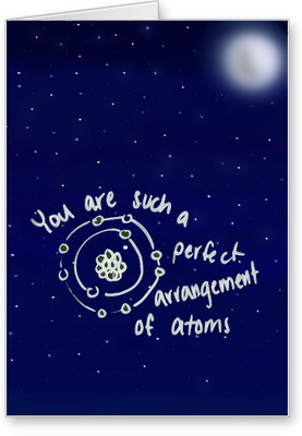 

Lolprint Perfect Atoms Love Greeting Card(Multicolor, Pack of 1)