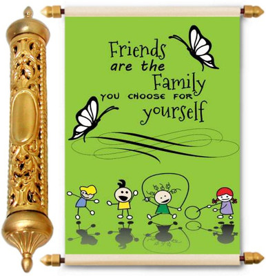 

Lolprint Gold Friendship Day Gift Scroll Greeting Card(Multicolor, Pack of 1)