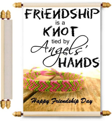 

Lolprint Friendship Gifts Scroll Greeting Card(Multicolor, Pack of 1)