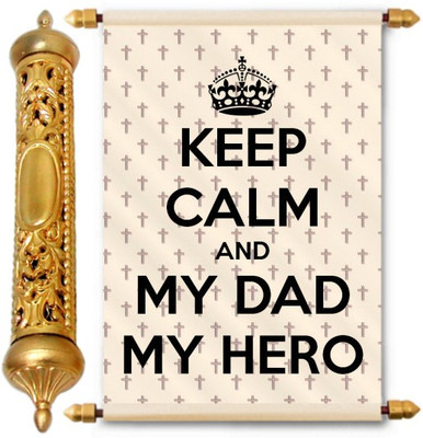 

Lolprint Gold Fathers Day Gift Scroll Greeting Card(Multicolor, Pack of 1)