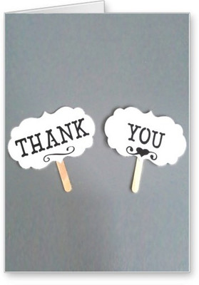 

Lolprint Thank You Greeting Card(Multicolor, Pack of 1)