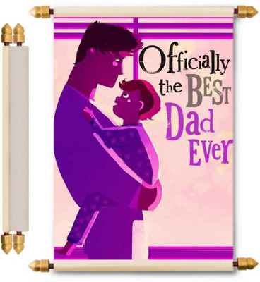 

Lolprint Fathers Day Scroll Greeting Card(Multicolor, Pack of 1)