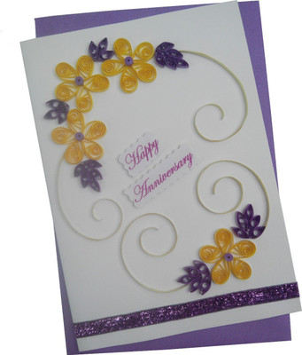

Mishti Anniversary Greeting Card(Multicolor, Pack of 1)