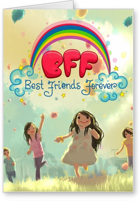 

Lolprint Bff Friendship Day Greeting Card(Multicolor, Pack of 1)