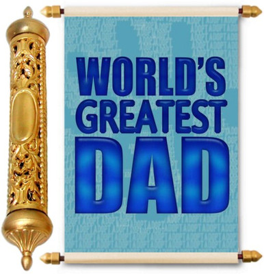 

Lolprint Gold Fathers Day Gift Scroll Greeting Card(Multicolor, Pack of 1)