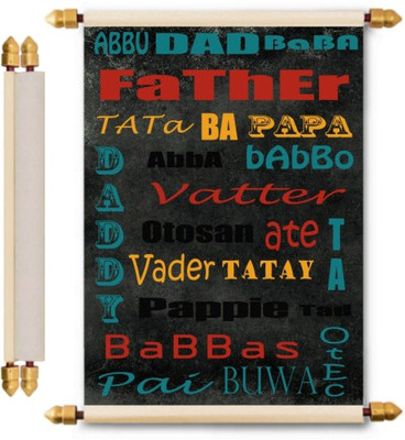

Lolprint Fathers Day Scroll Greeting Card(Multicolor, Pack of 1)