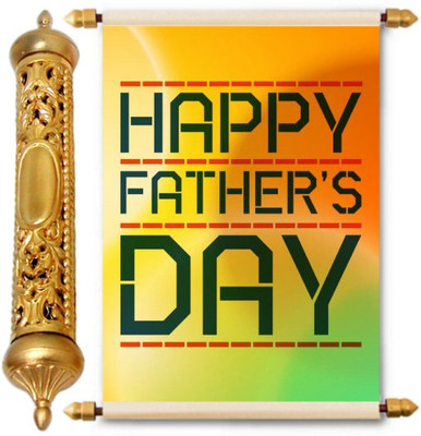 

Lolprint Gold Fathers Day Gift Scroll Greeting Card(Multicolor, Pack of 1)