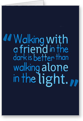 

Lolprint Text Quote Friendship Day Greeting Card(Multicolor, Pack of 1)