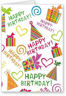 

Lolprint Happy Birthday Greeting Card(Multicolor, Pack of 1)