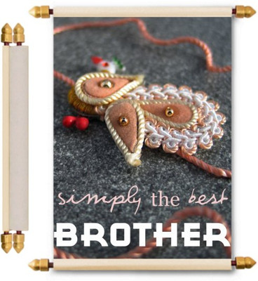 

Lolprint Rakhi Gifts Scroll Greeting Card(Multicolor, Pack of 1)