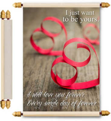 

Lolprint Love Scroll Greeting Card(Multicolor, Pack of 1)