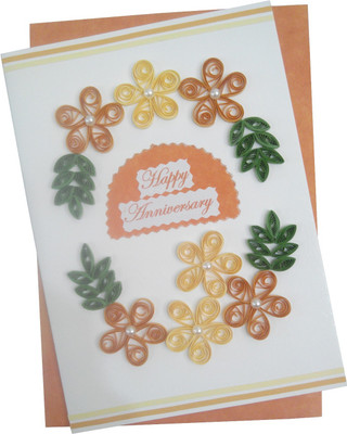 

Mishti Anniversary Greeting Card(Multicolor, Pack of 1)