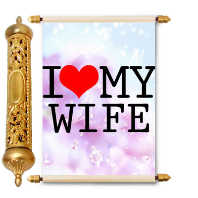 

Lolprint Gold Love Scroll Greeting Card(Multicolor, Pack of 1)