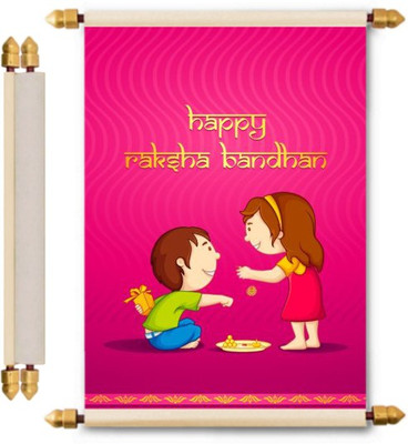 

Lolprint Rakhi Gifts Scroll Greeting Card(Multicolor, Pack of 1)
