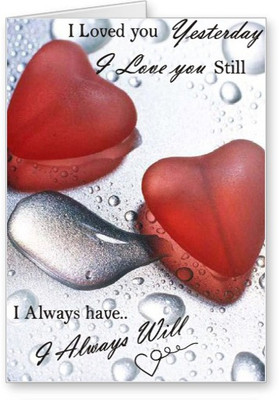 

Lolprint 3D Hearts Love Greeting Card(Multicolor, Pack of 1)