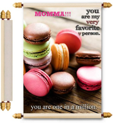 

Lolprint Mothers Day Gifts Scroll Greeting Card(Multicolor, Pack of 1)
