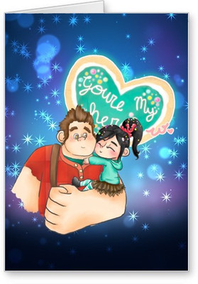 

Lolprint You Are My Hero Greeting Card(Multicolor, Pack of 1)