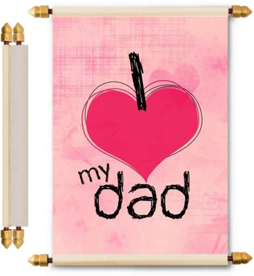 

Lolprint Fathers Day Scroll Greeting Card(Multicolor, Pack of 1)