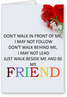 

Lolprint Friend Friendship Day Greeting Card(Multicolor, Pack of 1)