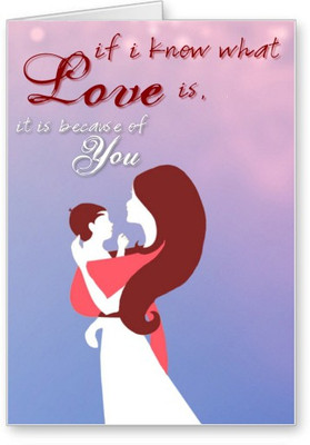 

Lolprint LOVE is you Mother's Day Greeting Card(Multicolor, Pack of 1)