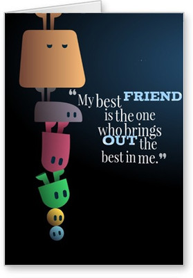 

Lolprint Best Friendship Day Greeting Card(Multicolor, Pack of 1)