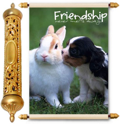

Lolprint Gold Friendship Day Gift Scroll Greeting Card(Multicolor, Pack of 1)