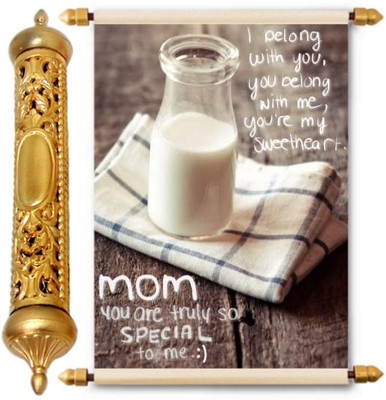 

Lolprint Gold Mothers Day Gift Scroll Greeting Card(Multicolor, Pack of 1)