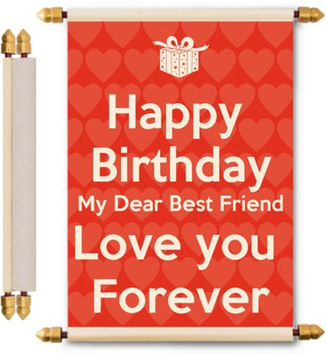 

Lolprint Birthday Scroll Greeting Card(Multicolor, Pack of 1)