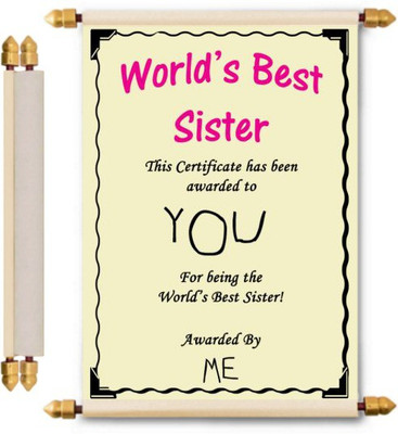 

Lolprint Rakhi Gifts Scroll Greeting Card(Multicolor, Pack of 1)